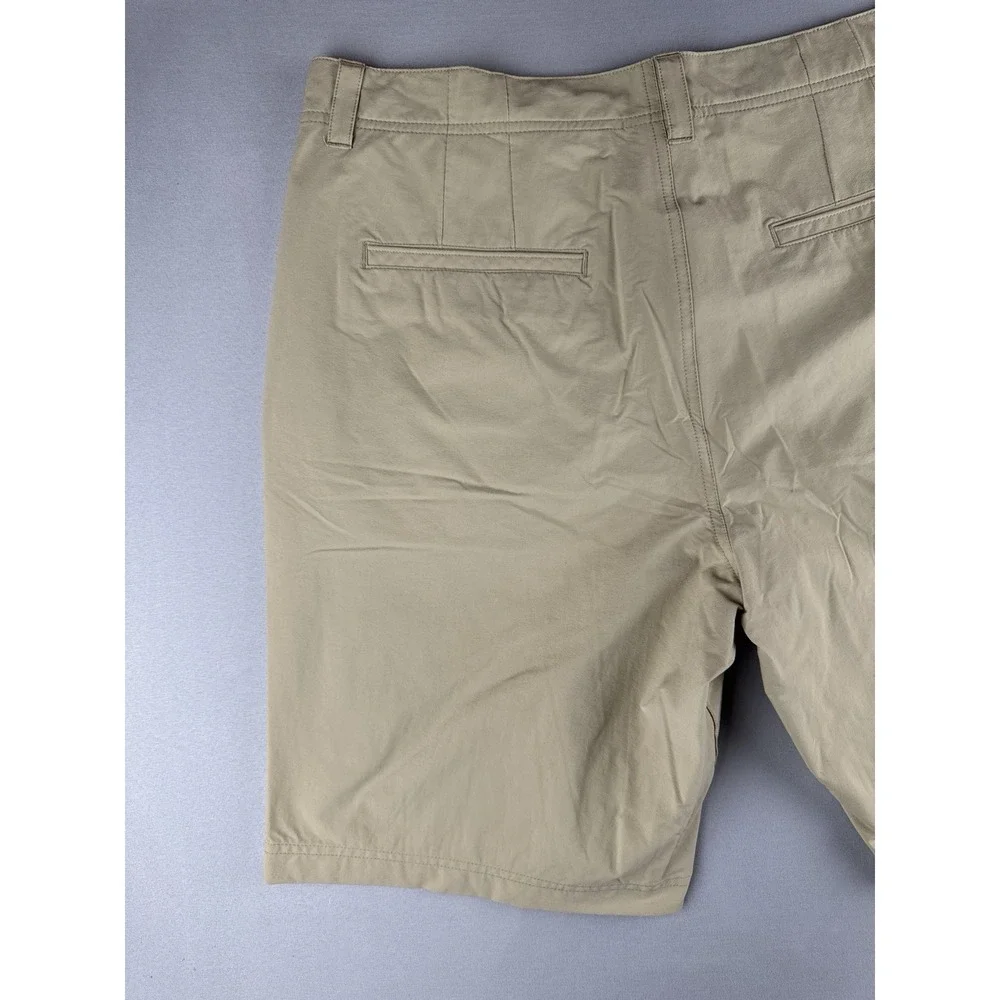Patagonia Mens Hiking Shorts 36 Tan Beige Nylon Spandex Outdoor Performance